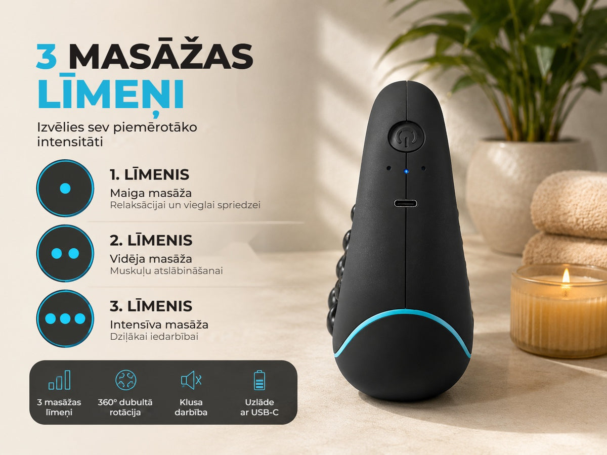 Elektriskais masažieris muskuļiem un pret celulītu