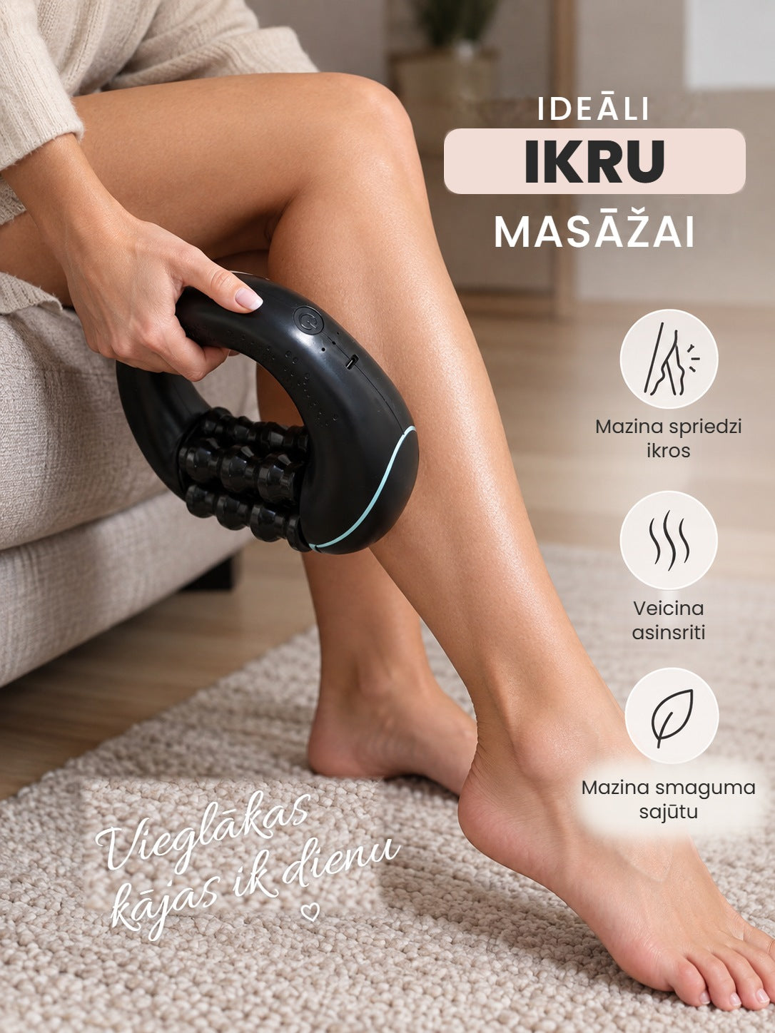 Elektriskais masažieris muskuļiem un pret celulītu